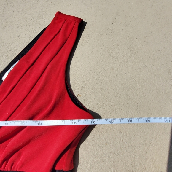 Sweet Storm bodycon style black and red dress size Large - Picture 5 of 9